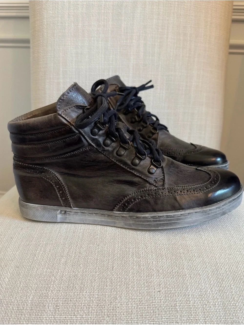 Bed Stu Russel Dip Dye Stone Wash Ankle Boots Men's Size 9